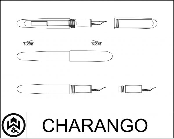 wet and wise cad design drawing charango