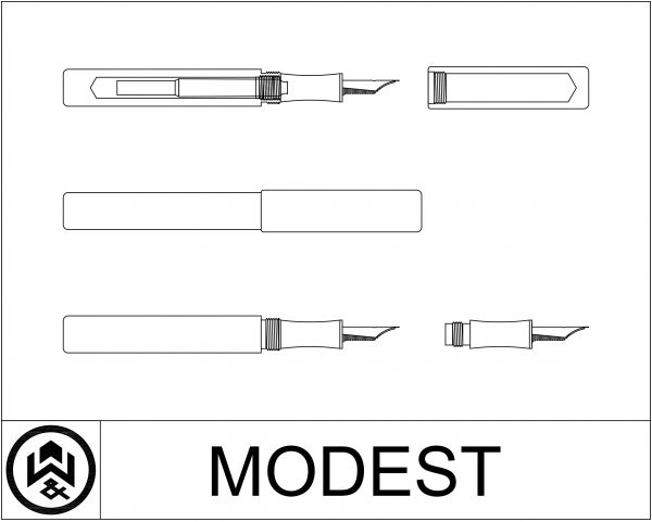 wet and wise cad design drawing modest